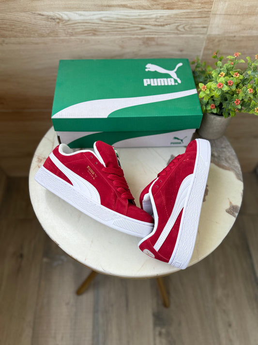 Puma Suede Classic Red & White First Copy Sneakers