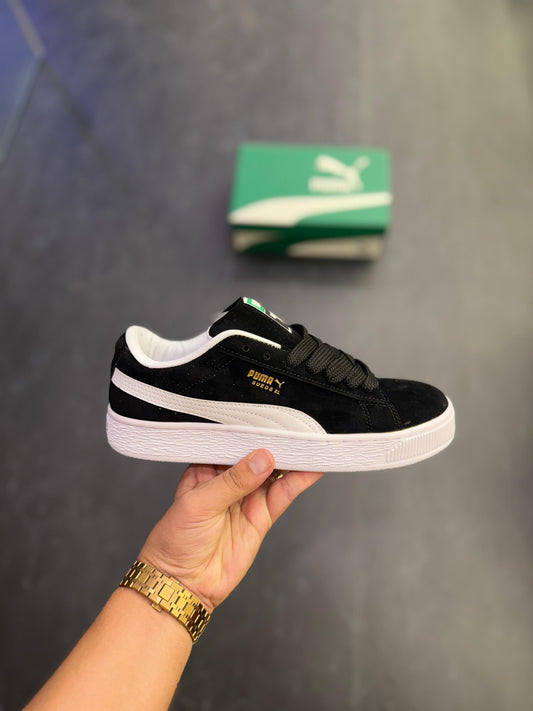 Puma Suede Classic Black & White Sneakers | Premium 1st Copy Shoes