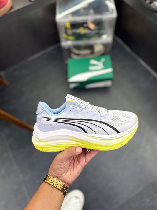 Puma Nitro White & Yellow First Copy Running Shoes – Lightweight & Premium Comfort