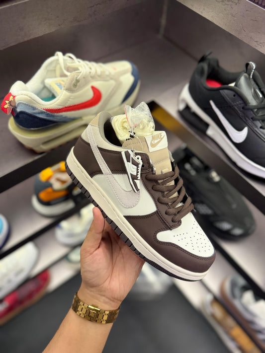 Nike Dunk Low Retro “Brown White” First Copy Shoes | Premium 7A Quality