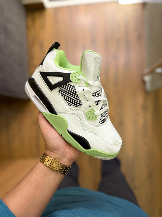 Air Jordan 4 Retro White Green Glow | Best Nike Air Jordan 1 First Copy Shoes