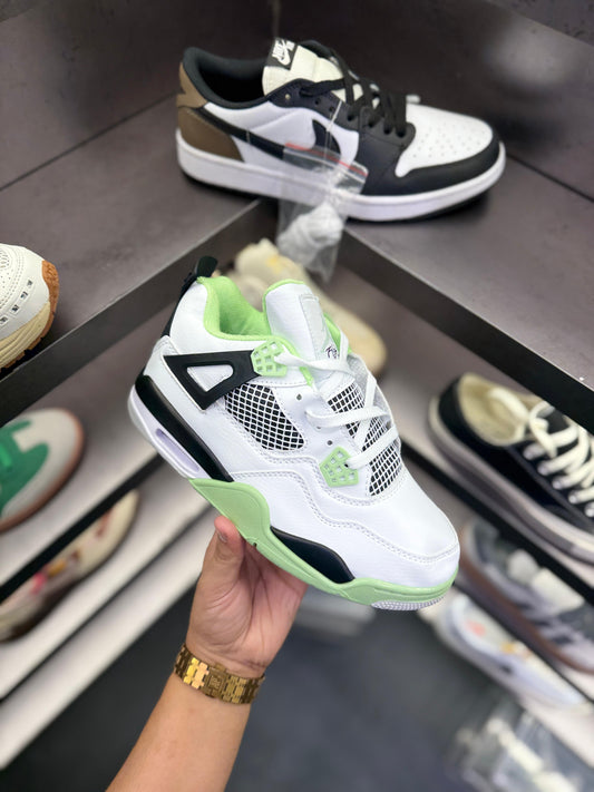 Air Jordan 4 Retro White Green Glow | Best Nike Air Jordan 1 First Copy Shoes