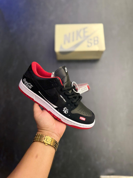 Nike Dunk Low Liberty Walk x Coca-Cola Black Red | Best First Copy Sneakers