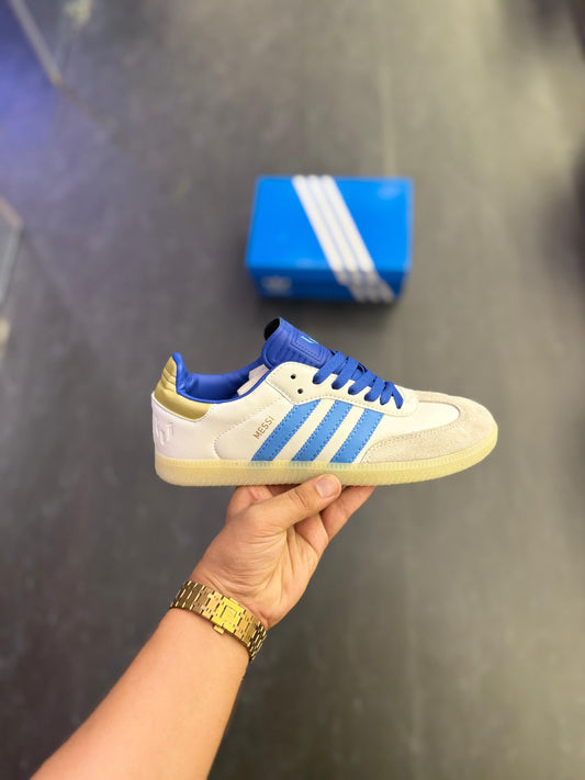 Adidas Messi Edition Blue & White Casual Sneakers | Premium First Copy Shoes Online