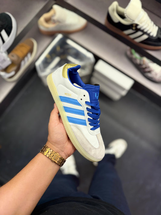 Adidas Messi Edition Blue & White Casual Sneakers | Premium First Copy Shoes Online